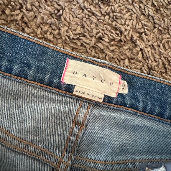 HATCH The Crop Maternity Jean Light Wash Size 30 - Picture 8 of 10